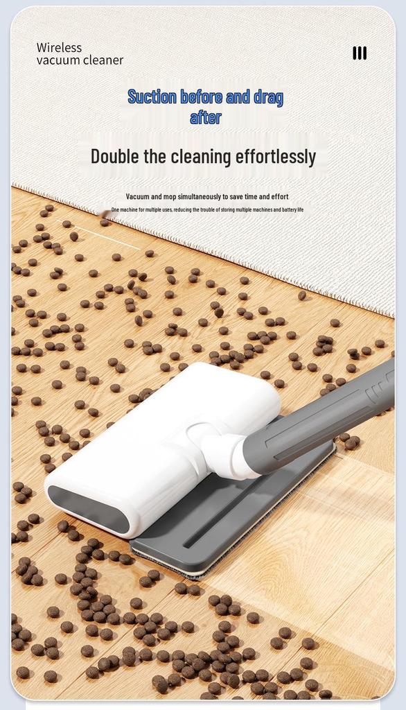 Versatile Handheld Vacuum: Powerful Suction, Pet Hair Removal, Wet & Dry Cleaning, Mopping