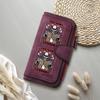 Gothic Skull Print Long Wallet Fashion Multi Slot PU Leather Purse For Daily Use