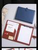 A4 Magnetic Leather Document Folder: Multifunctional Business Manager with Custom Logo