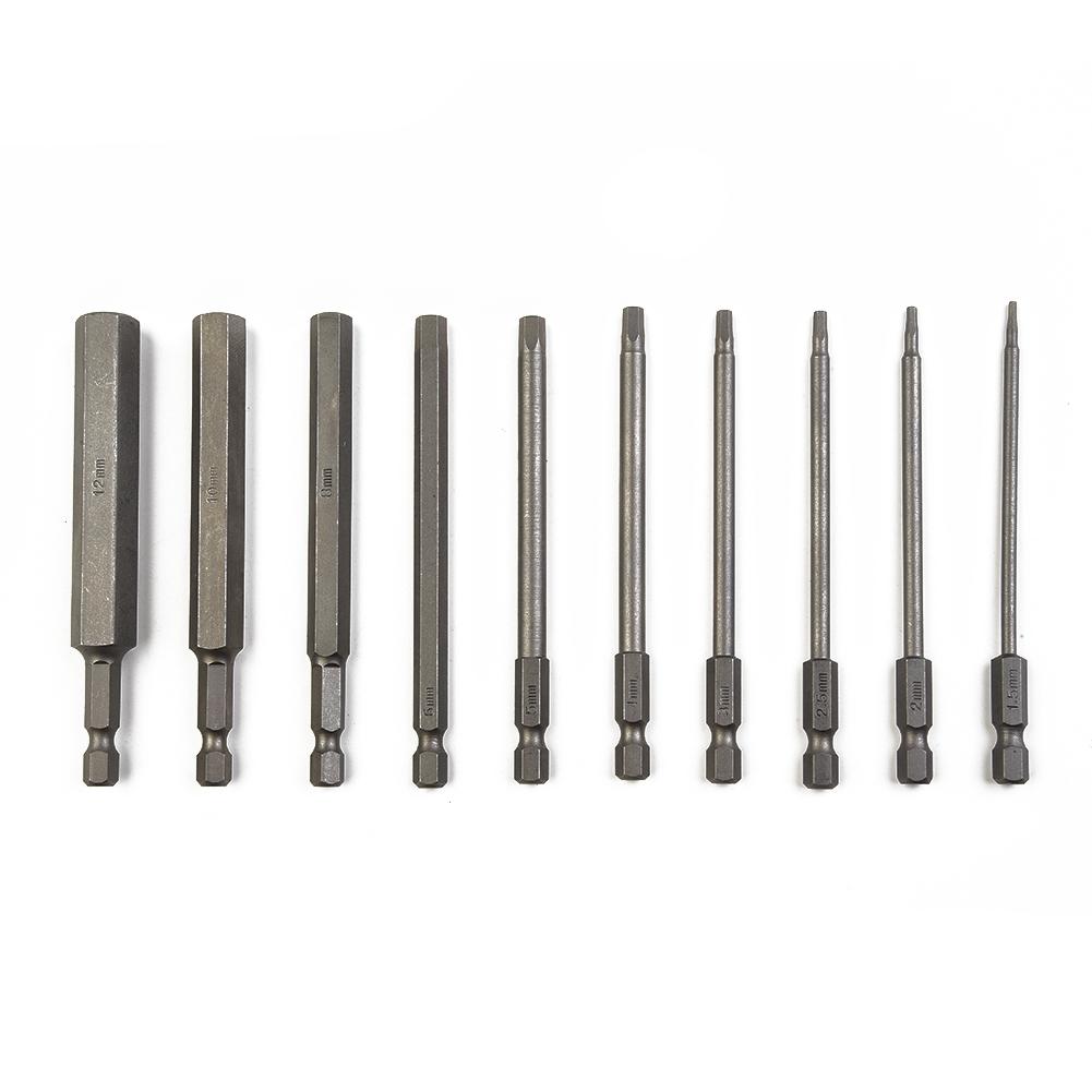 1 4 Inch Hex Screwdriver Bits 100mm 10pcs Wrench Drill Bit