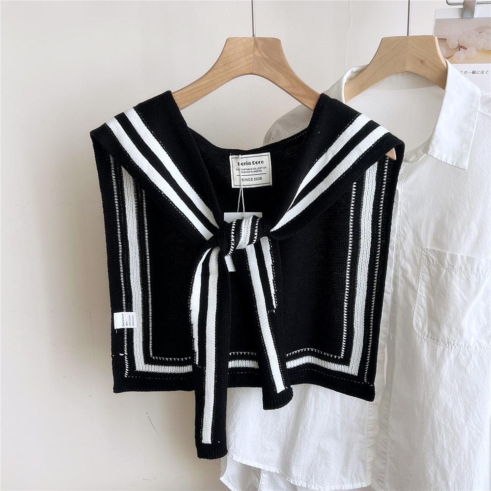 Nowy szal na ramię damski, fałszywy kołnierz, szal chroniący ramiona, klimatyzowany pokój, dekoracja na ramiączkach, w połączeniu z węzłem chroniącym szyję