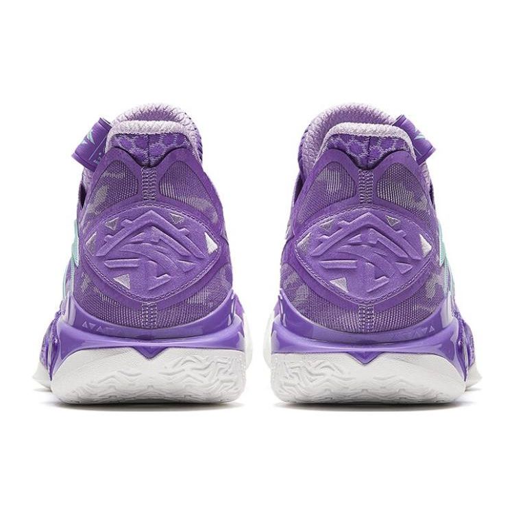 Anta Shock Wave 5 Mutations Herresneakers Lilla Lysgrønn 112341106-4
