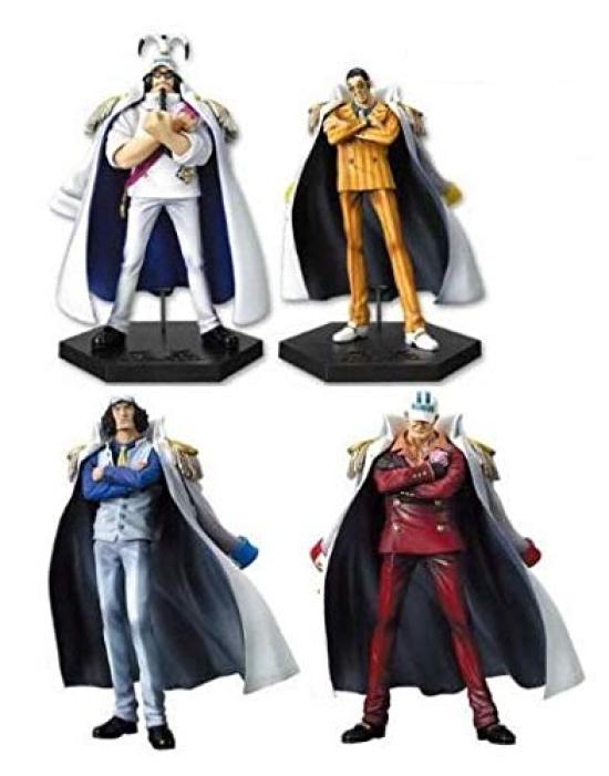 

Navy Figures Akainu Set of ONE PIECE Sakazuki [DX Vol.1 Vol.2] Sengoku, Kizaru, Aokiji, [Complete 4] Sengoku, Borsalino, Kuzan,