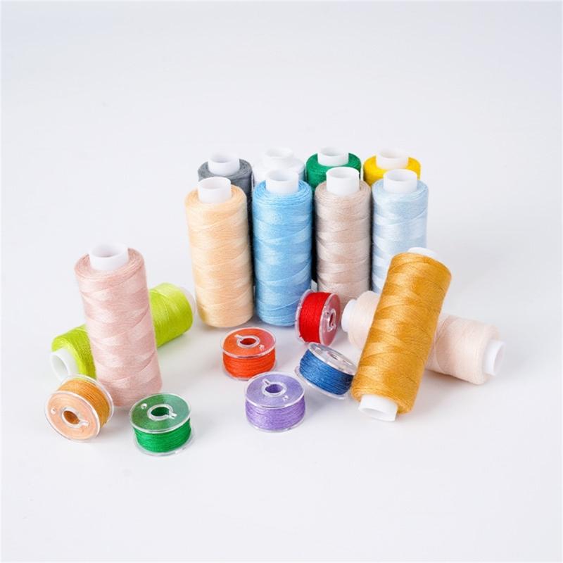 72 Color Polyester Thread Sewing Machine Bobbin Thread with Case for Sewing Machine Hand Stitching Needlework Project