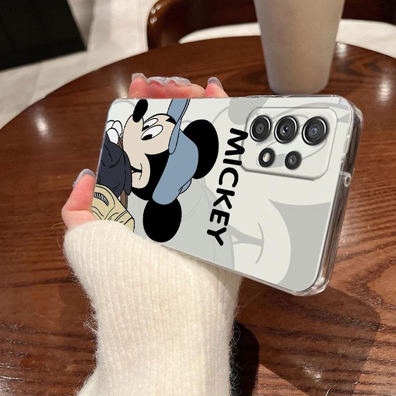 Disney Cartoon Clear Case For Samsung Galaxy A57 A37 A56 A36 Cases A55 A54 A35 A26 A07 A17 A16 A06 A34 A15 Soft Shockproof Cover