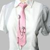 Student Pre Tied Neck Ties Preepy Look Rhinestones Star Metal Chain Dark Tie Cravat Neck Wear Accessories