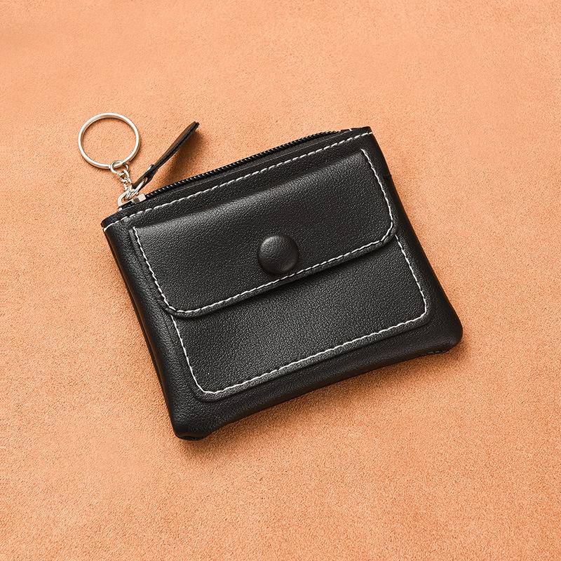 Mini Change Bag, Key Bag, Men's and Women's Short Small Wallet, Card Bag, Coin Storage Bag, Multi-functional Clutch Bag.