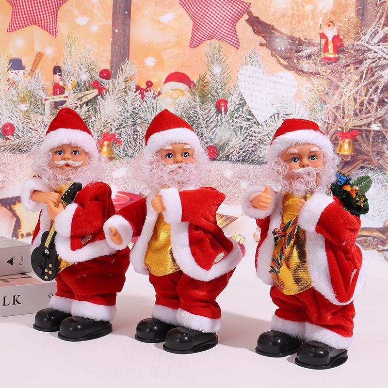 Musikalische elektrische Twerking Weihnachtsmann Spielzeug für Schaufenster und Weihnachtsgeschenke