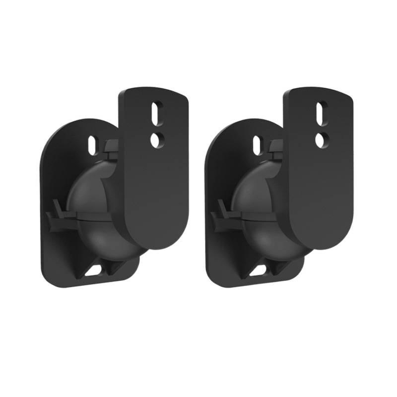 Rotatable Wall Mount Speaker Bracket Pair for Surround Sound.
