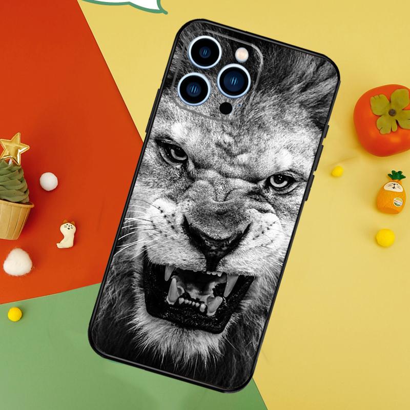 Roaring Lion Phone Case For iPhone 17 Pro Max16 15 14 13 11 12 Pro Max Plus 12 13 Mini 16e 17 Air Cover