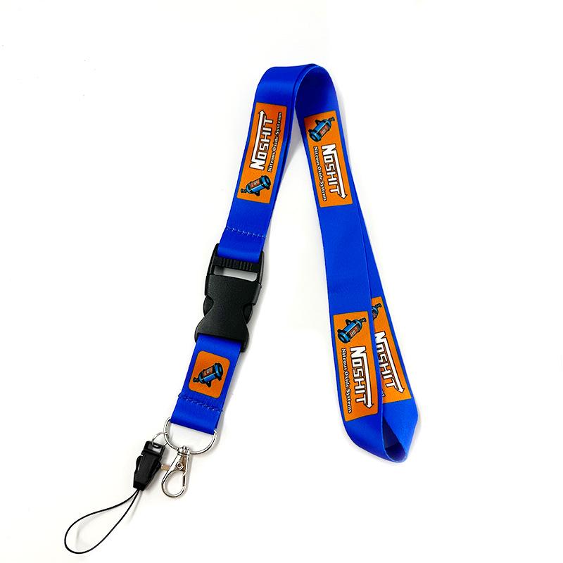 JDM Anime Lanyard: Durable Silk Woven Neck Strap for Phone and ID Badge Holders