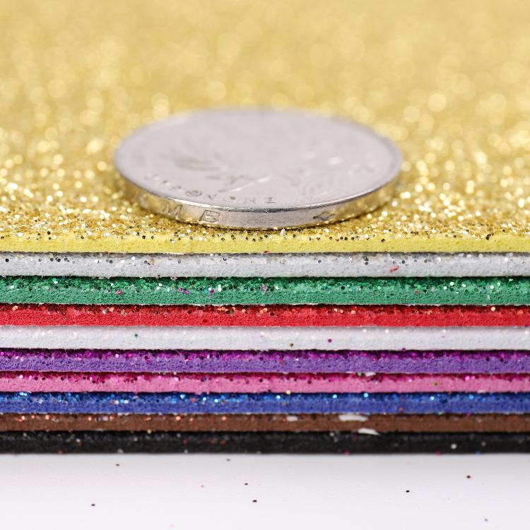 Glitter Foam EVA Stickers & Sponge Paper DIY Kit - 10 Pack Educational Puzzle Supplies