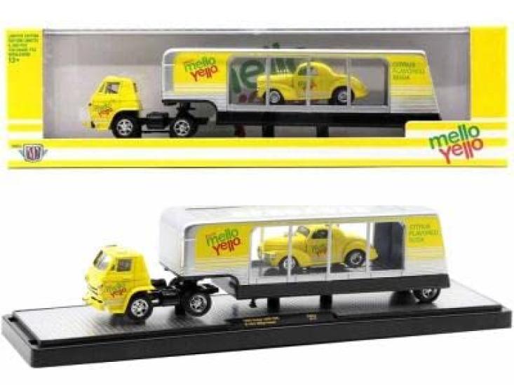 M2 Machines Масштабная серия Dodge L600 COE 1941 Willys 164 Автовоз Coca-Cola 56000-TW23-1969 и Купе