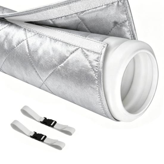 AC Pipe Energy Efficiency Cover Air Conditioner Protective Cover, Insulated Thermal Sleeve, Efficient Portable Accessory Insulation Wrap, for