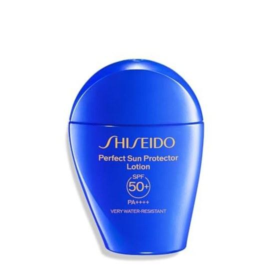 SHISEIDO Sun Care Perfect Protector Lotion 50mL SPF50+ PA++++ Sunscreen UV Milk Type Citrus Floral Fragrance Waterproof Protection