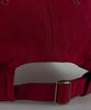 Bichiseuaenkeulim Santa Monica Cotton Ball Cap-Red Wine