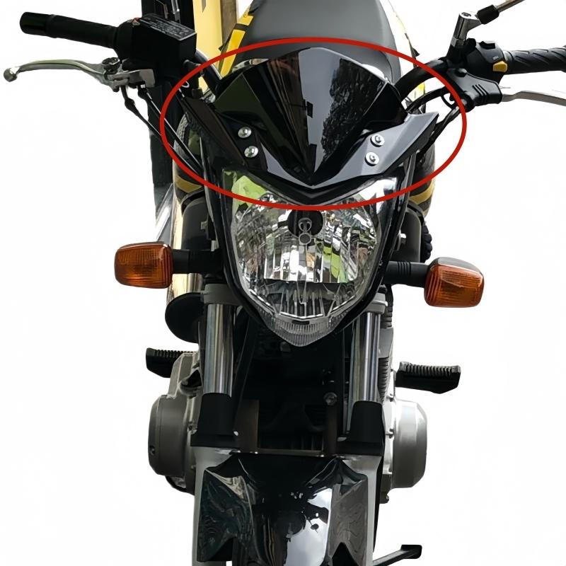 Motorcycle windshield air deflector front windshield Flow Guide Plate Double Bubble for Yamaha FZ 16 FZ16 FZ-16 2014-2016