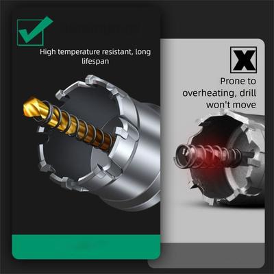 Carbide Tip Hole Saw Core Drill Bit Quick Punch 6mm Diameter Hole Saw Cutter Iron Copper Stainless Steel Drilling Crown