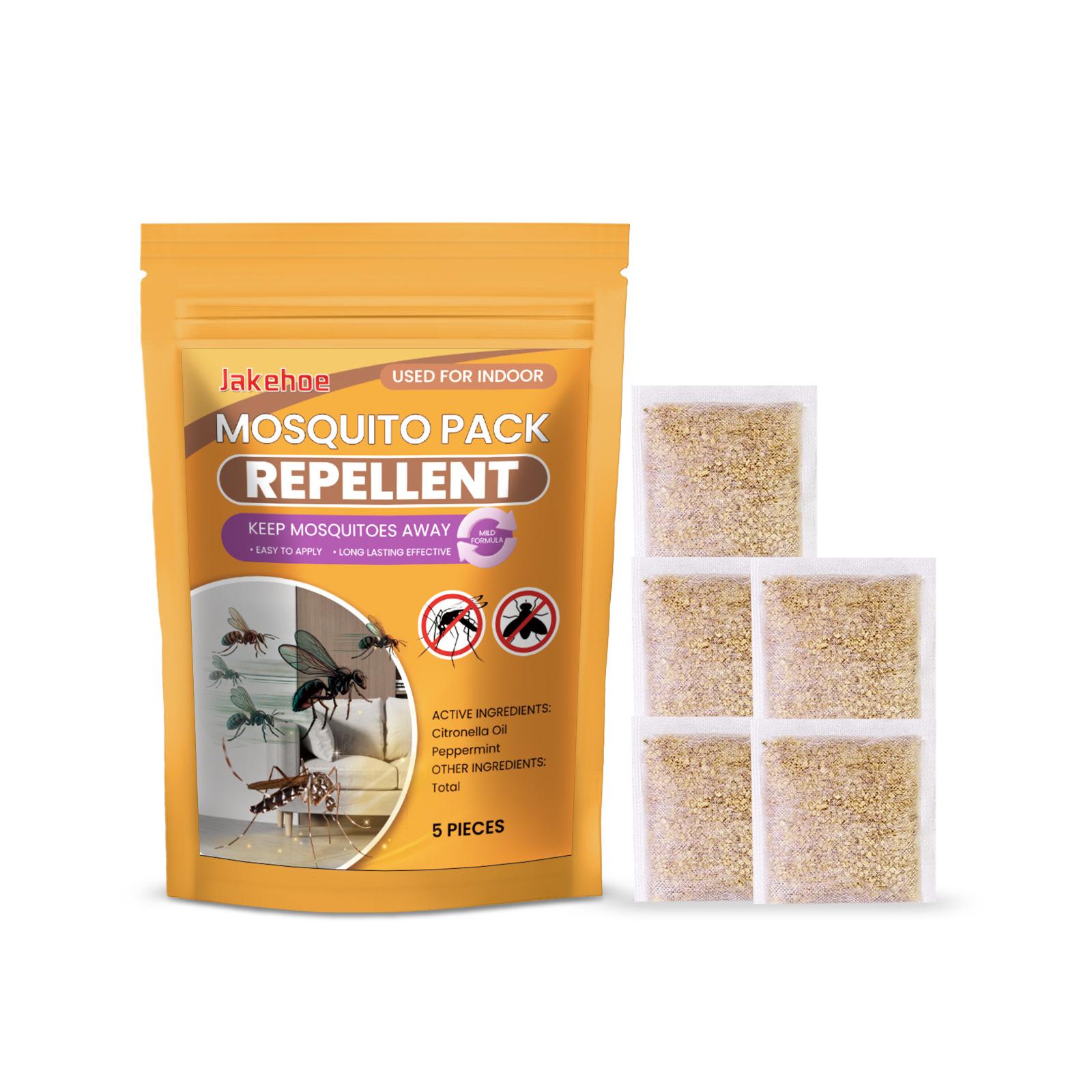 

JAKEHOE Репеллент от комаров Предотвращает укусы комаров Домашние комплекты от комаров Портативная ежедневная защита Сумки от комаров 5pcs