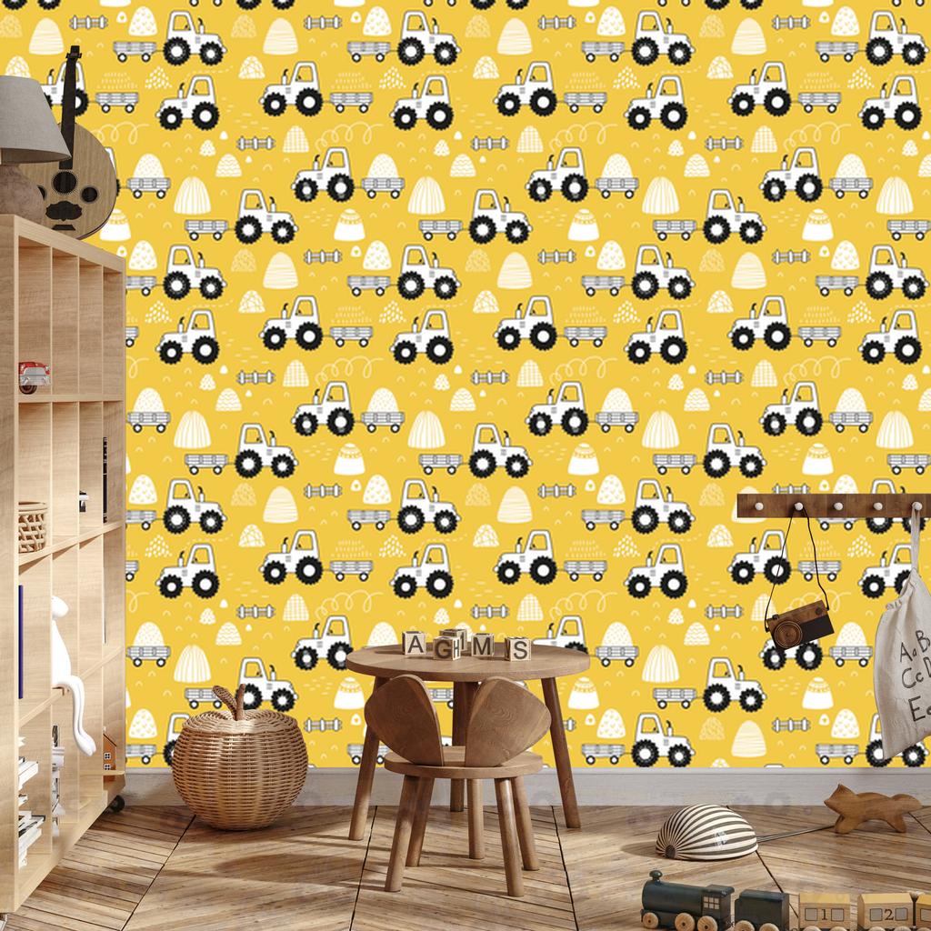 Farm Tractors Wallpaper for Living Room and Bedroom 50x1000