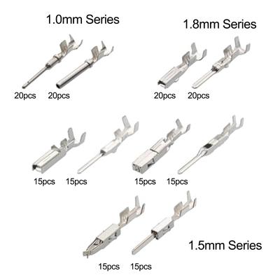 340 peças 1/1,5/1,8/2,2/2,8/3,5 mm Terminais de Fio para Carro Pinos de Chicote Elétrico Conectores Elétricos para Carro Kit Acessórios Ferramentas