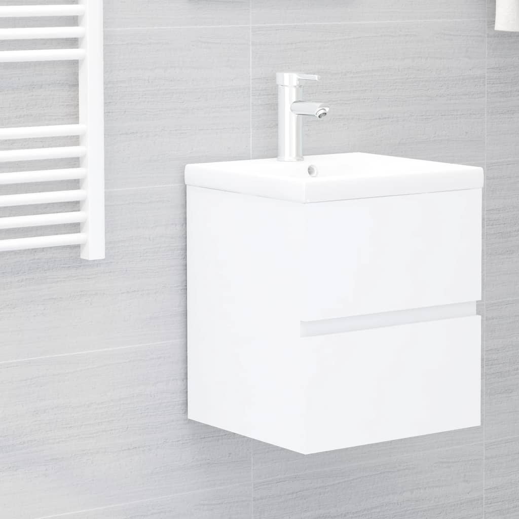 Bathroom Vanity Unit White 41 X 38.5 X 45 Cm Particleboard