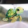 2D Acrylic Turtle Pendant: Add a Cute Touch to Your Car, Bag, and Keys!