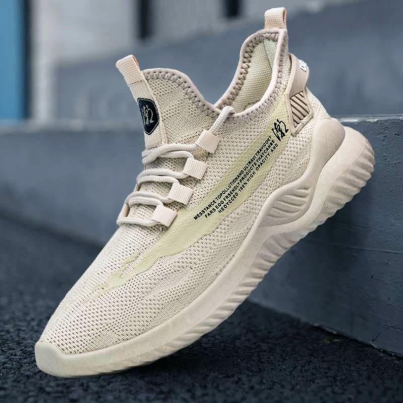 Summer Unisex Mesh Breathable Casual Sneakers Light Anti-slip Soft Running Shoes Outdoor Leisure Hiking Flat Sneakers Zapatillas