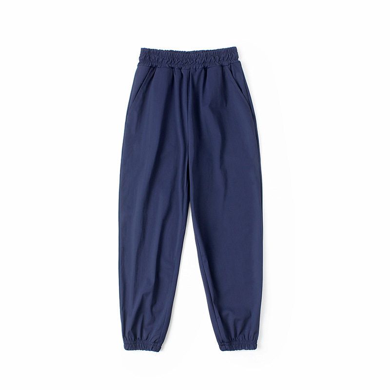Children's Clothing Ice Silk Solid Color Summer Ultra-Thin Ankle-Tied Quick-Dry Pants