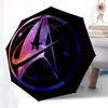 1pc Galactic Avengers Symbol Umbrella with Plastic Handle,Suitable for All Seasons Home Travel Outdoor UmbrellaM936