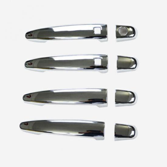 For Toyota Highlander 2008-2013 ABS Chrome Side Smart Door Handle Cover Trim