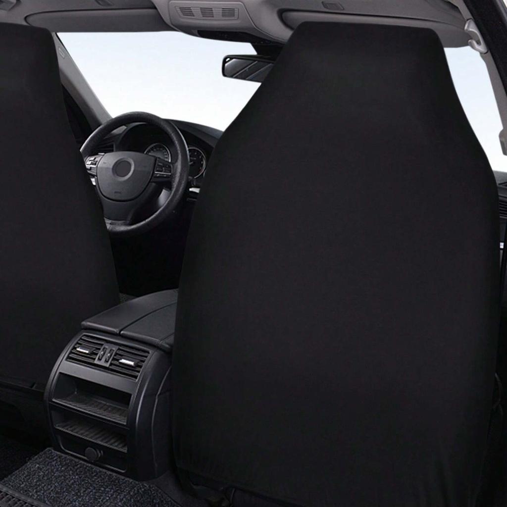 2pcs Western Horse Design Car Seat Covers - Breathable Non-Slip Universal Fit Front Seat Protectors With "Sit Stay Roll Over" Pr
