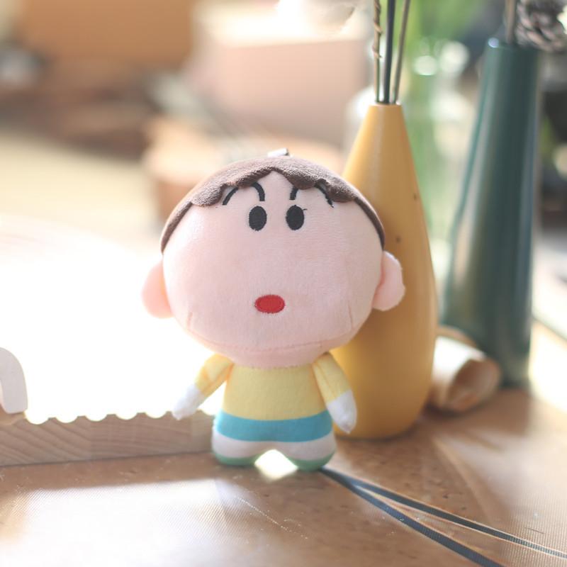 Crayon Shin Chan Boochan Keychain Girls Backpack Decorative Pendant Plush Doll