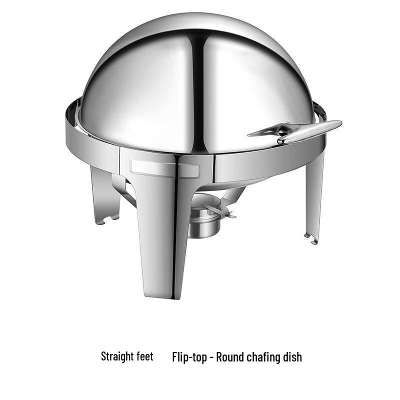 Wutuo Stainless Steel Buffet Chafing Dish with Visible Flip Lid