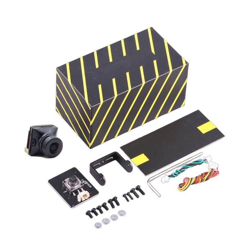 Ratel 2 V2 FPVs Camera 2.1mm Lens Low Noise 1200TVL 165° Camera Format Switchable for Remote Controlled Drones