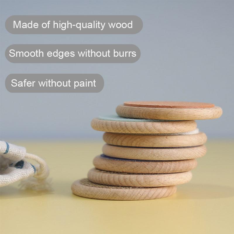 Children Montessori Sensory Toys Tactile Board Matching Game Tactile Classification Color Cognition Memory Training Kids Toys