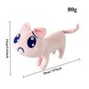 Super Carino P Gatto! BAMBOLA PELUCHE RAGAZZA BISOGNOSA SOVRADOSAGGIO Angelo Super Carino Salsa Giapponese Carina Bambola Pioggia Rosa Peluche Giocattolo Regali per Fan NATALE