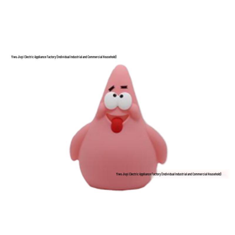 Patrick Star Silicone Patting Night Light - Eye Protection Cartoon Series