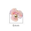Resin Charms Imitation Pearl Preserving Mini Flower Pendant For Jewelry Making Accessories
