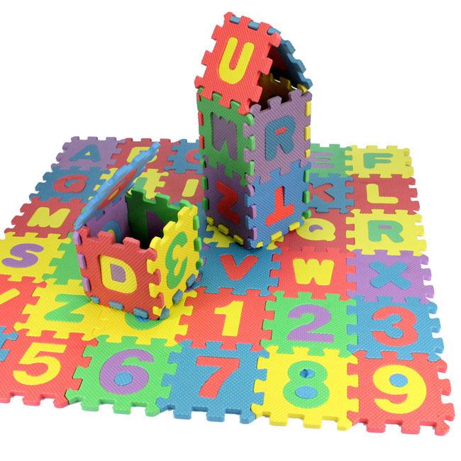 Digital Foam Puzzle Baby Crawling Mat - Children's Play Mat