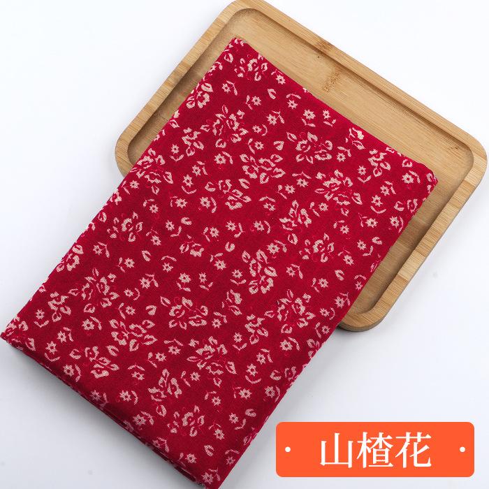 0.5m/1m/2m Vintage Ethnic Style Cotton Linen Printed Fabric for Tablecloths, Sofa Blankets Dresses Handmade DIY Clothing Fabrics