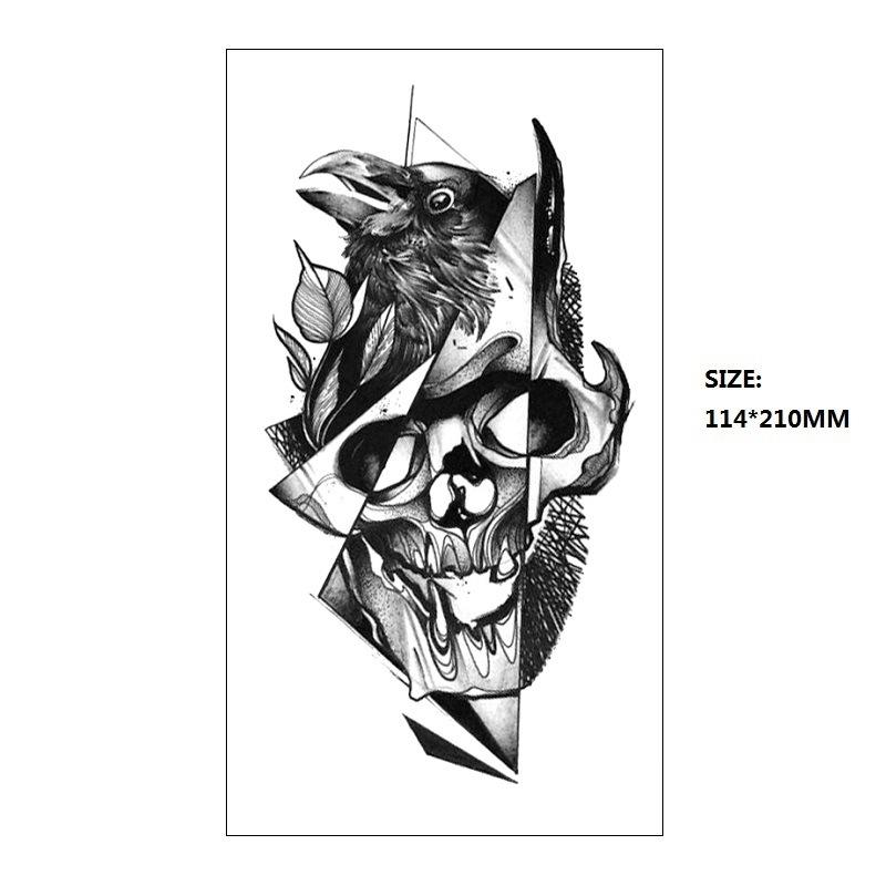 Black Astronaut Beautiful Woman Classical Figure Small Full Arm Xqb Water Transfer, Simulation Disposable Tattoo Sticker