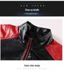 Unisex Waterproof PU Leather Racing Jacket: Embroidered American Motorcycle & F1 Suit for Autumn/Winter Riding