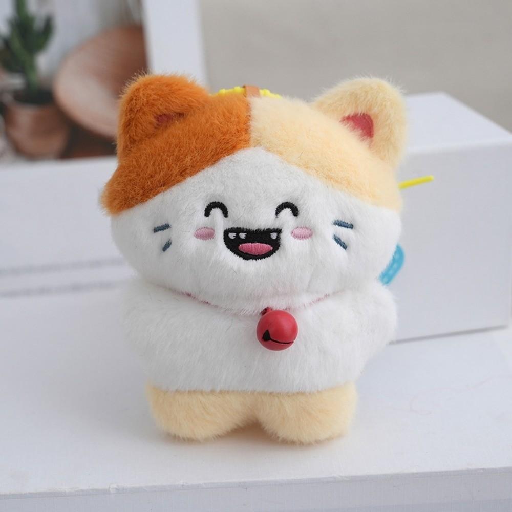 Animals Cat Doll Pendant Bell Cat Plush Pendant Cat Plush Toy Keychain Birthday Gifts