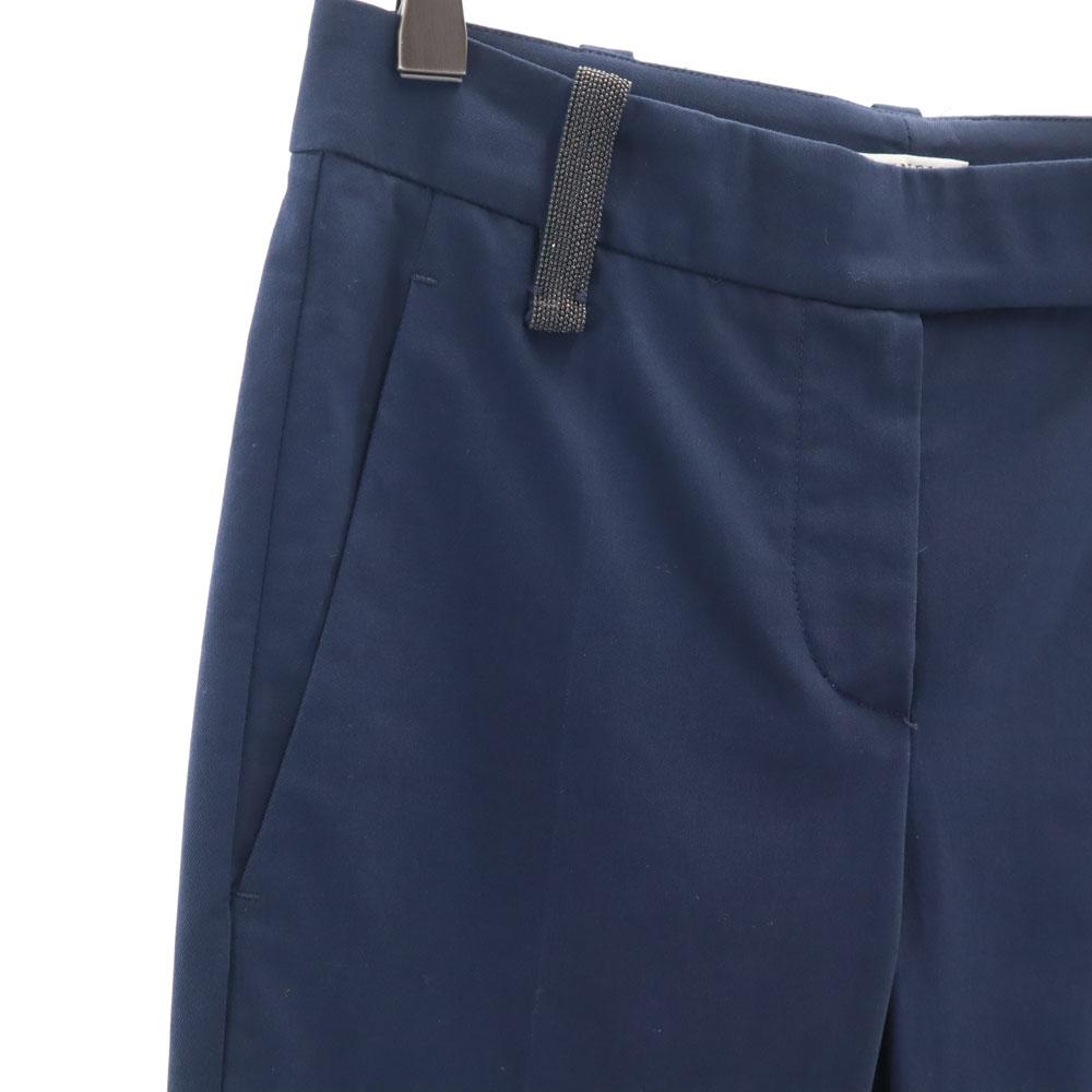 Brunello Cucinelli Slacks pants 36 Navy Women Used