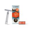 Merkur Dovo HD 34C Safety Razor Chrome 8cm 1pc Silver & (x 1)