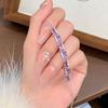 S925 sterling silver natural colored treasure bracelet, amethyst peridot multi-stone micro-inlaid light luxury jewelry gift