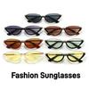 Retro Personalized Luxury Triangle Cat Eye Women's Sunglasses Outdoor Neutral High-end Feeling UV400 Sunscreen Glasses