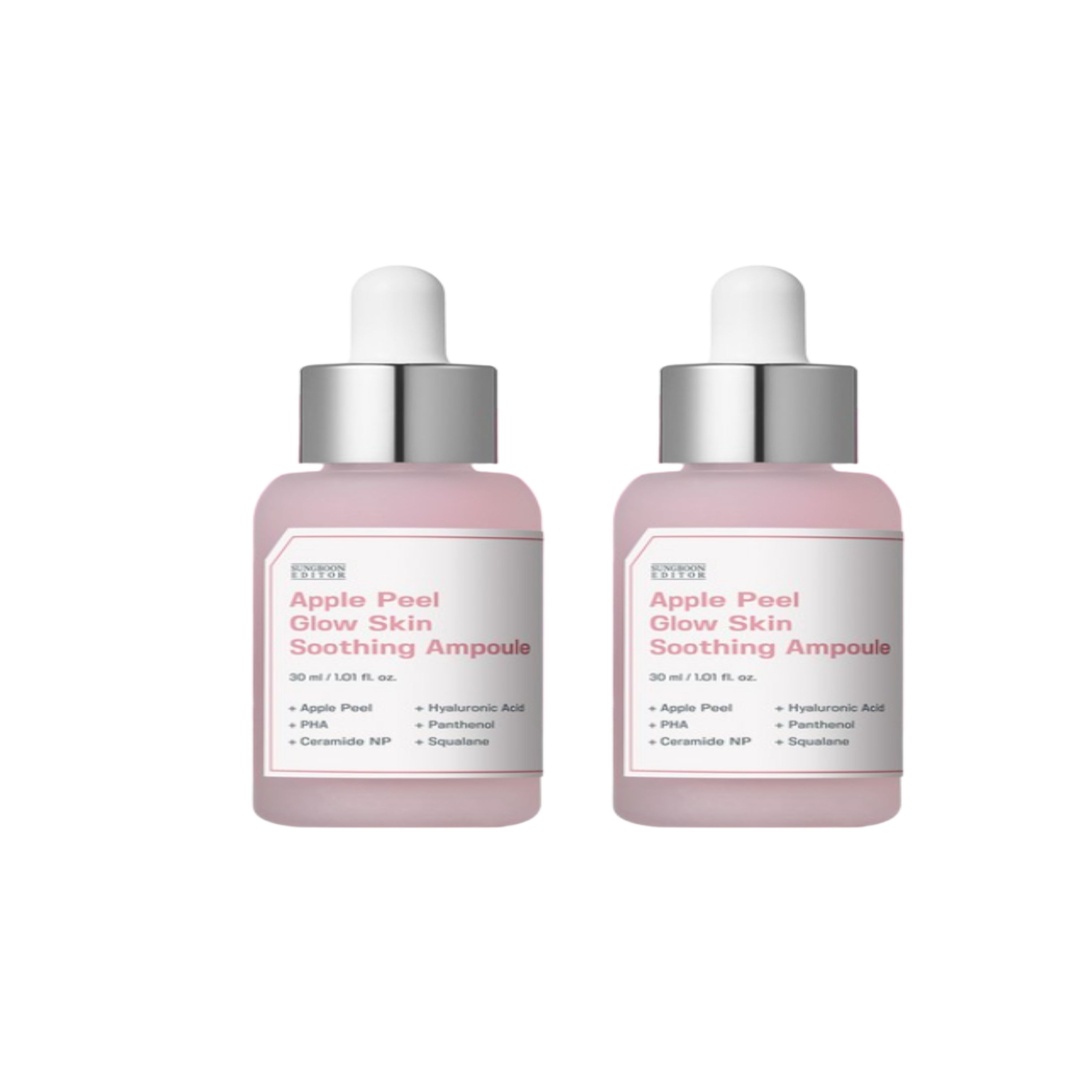 Seongbun Editor Pink Apple Pore Tightening Hyaluronic Acid Ampoule (30ml x 2)