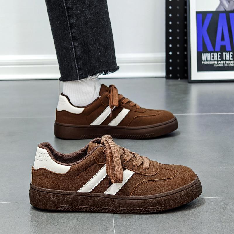 

Men s German training shoes 2025 autumn new American retro men s shoes black Forrest Gump casual shoes versatile board shoes 44